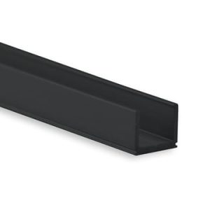 Tro- 8101062 PO18 Led Profiel Profile 2m. Zwart ultra-mini.Led strips