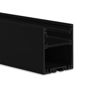 Tro- 8104024 Led Profiel PN17 Led Profile 2m. Zwart RAL9005. Strips m