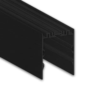 Tro- 8107111 Ll2 Light Profile 200Cm. Up&Down.Powder Coated Black Ral9