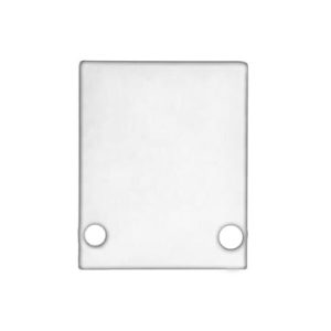 Tro- 8123182 Led Profiel E89 End cap Alu Wit RAL 9003 for profile V