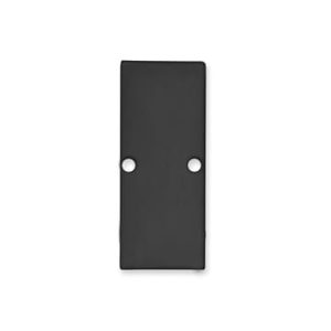 Tro- 8123184 Led Profiel E90 End cap Alu Zwart RAL 9005 for profile V