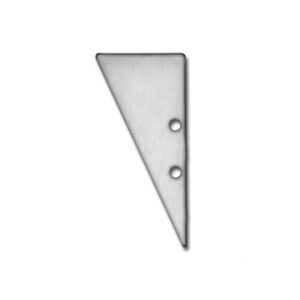 Tro- 8123186 Led Profiel E91 End cap Anodized aluminum for profile VA