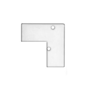 Tro- 8123192 Led Profiel E93 End cap Anodized aluminum for profile VA