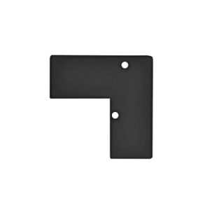 Tro- 8123193 Led Profiel E93 End cap Alu Zwart RAL 9005 for profile V