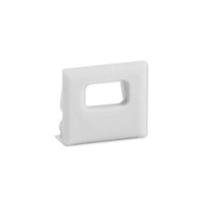 Tro- 8123325 Led Profiel E81W End cap Wit for profile PL4 met kabel
