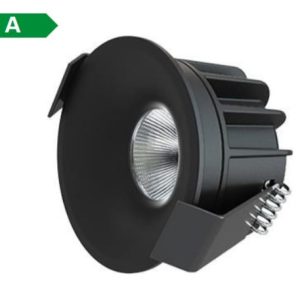 Interlight Camicro Vast Zwart 4W DTW 820-827 Ø50 Gatmaat Ø44 + driver