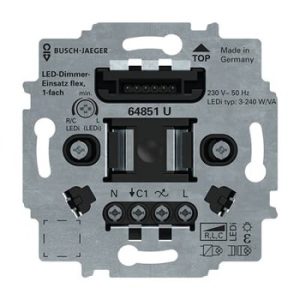 Busch-J Inb. Dimmer 64851U 3-240VA Led Tastdimmer Uni R.L.C