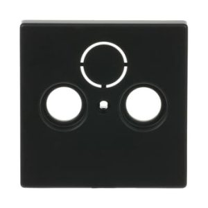 Busch-J Future Linear Centraalplaat COAX 1743-885 Mat Zwart