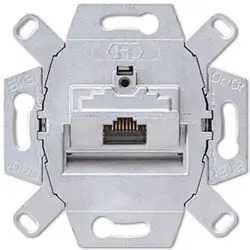 Jung Basis Inb. Wcd 1XRJ45 RJ45 8-pole mod.jack socket Cat3 UAE8UPO