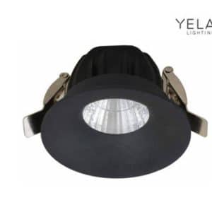 Yela- Led Inb. Spot Cannes Zwart 7.0W Dtw 700L 60Gr 85x50 Ip44