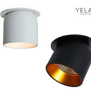 Yela Inbouw Spot Jade Losse Ring Zwart