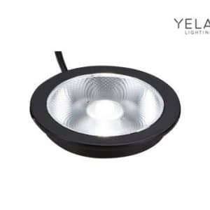 Yela Spot Meubelspot Zwart 12V 3W Dimbaar 827 120L Ø64 Gatmaat Ø53