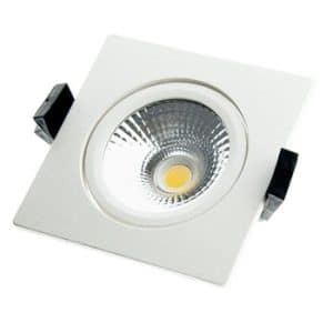 Yela- Led Inb Spot Thin Vierkant Wit 5W Dim 550L 830! 50Gr 85(75)x23 I