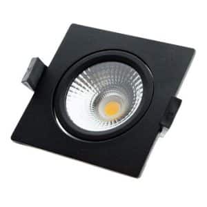 Yela-Thin Inbouwspot LED Vierkant Zwart 5W 550L Dim To Warm 50Gr 85(75)x23m - Afbeelding 4
