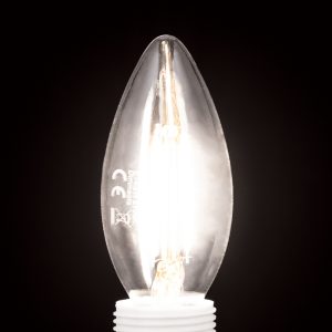 Spl Led L149315927 E14 Fila Tip Candle C35 180L 2W 827 Clear No-Dim