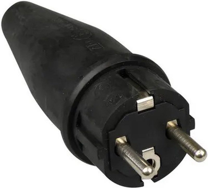 Stekker Ra Rubber ABL 16A 250V IP44  Pen en Randaarde 1419190