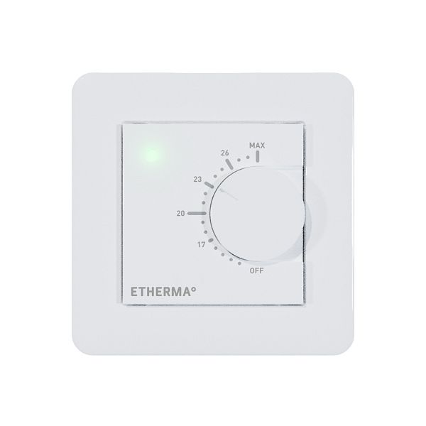 Etherma 41278 Draaithermostaat met appfunctie draaiknop 16A 5-28 C
