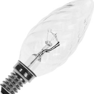 Osram  Halogeen  Kaarslamp  Gedraaid  Helder  40  Watt  E14  230  Volt