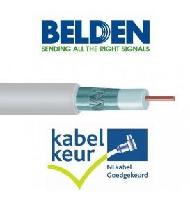 Belden H125D00 Coaxkabel DuoBondPlus PVC KABELKEUR zwart 250mtr