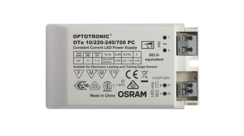 Karizma Leddriver Osram Fasedim 10W 700mA 7- 14V 700MAOSP