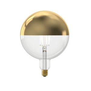Calex Cobble Kopspiegel E27 6W. 360Lm 1800K Goud Dim 2101000400