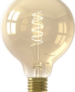 Calex 3-Stap Globe G95 E27 5.5W 470Lm 2100K Gold Dimbaar 1001003400