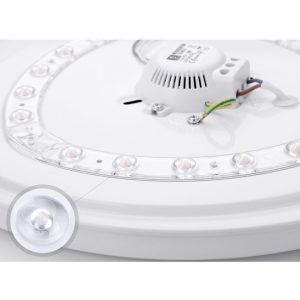 Aigostar Plafondlamp Led Wit Suface Rond 12W 3000K 840L D255*H55Mm