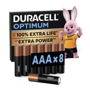 Duracell Optimum Alkaline MN2400 AAA 8-Pack LR03