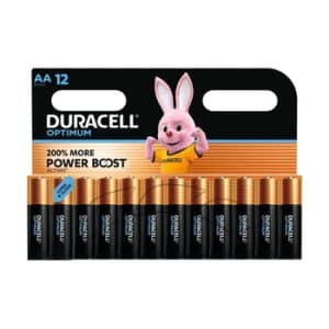 Duracell Optimum Alkaline MN1500 AA 12-Pack LR6