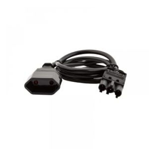Tro- 595-033 Adels GST18/3 Male to Female EU plug