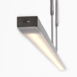 Steinhauer Wandlamp 7399ST modern Humilus LED Geb. staal 1x5W 14x8cm