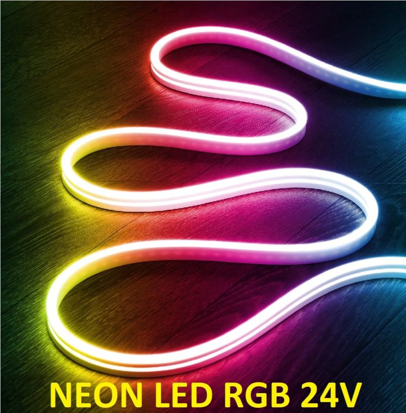 Tro- 110-146 Led Neon Flex Pro 24V 30m 56 Led/m Digital RGB