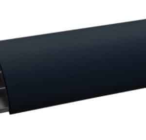 Hager Vloerkanaal 11X41Mm Zwart 2.0Mtr Vloergoot