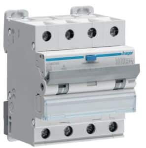 Hager ADM416G Aardlekautomaat 4-Polig 16A 30mA B16A Haco