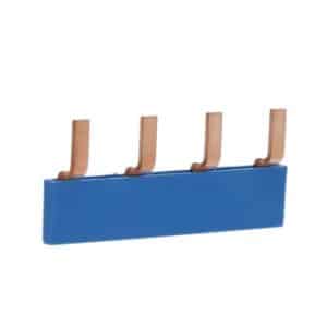 Emat Kamrail 1P+N 1x4Mod > Automaat En Aardlek Blauw Gebogen 85220005
