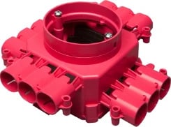 ABB Haf Centraaldoos ROOD 12x16/19/20mm CHP60 voor holle plafonds