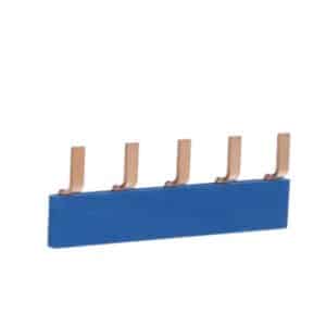 Emat Kamrail 1P+N 1x5Mod > Automaat En Aardlek Blauw Gebogen 85220030