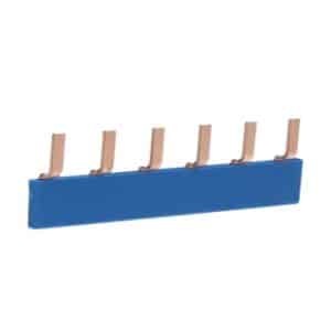 Emat Kamrail 1P+N 1x6Mod > Automaat En Aardlek Blauw Gebogen 85220031