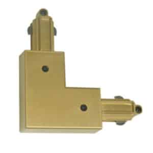 Highlight Spanningsrail 1-Fase Hoekstuk Links Brons O5110.32
