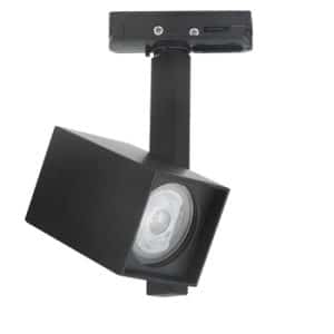 Highlight Spanningsrail 1-Fase Spot Vierkant Zwart Gu10 8.5Cmx6Cm S701