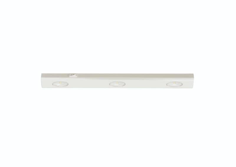 Highlight Keuken Arm. Onderbouw Lichtbalk 3x1W. 40cm LED Wit S790500