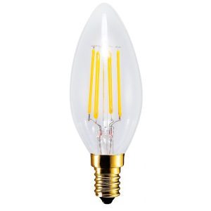Vintage LED Slim Buislamp E14 4W. DTW 3000-2200K DIM �20x63mm 0152