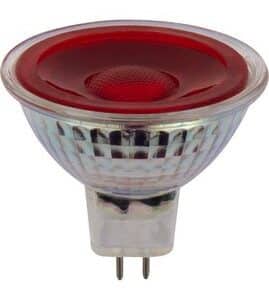 Spl Led L642790592 Gu5.3 Mr16 Glass 50x47.5Mm 12V 5.0W 38G Red No-Dim