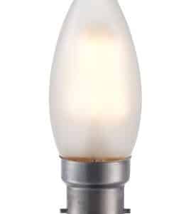 Spl Led LX024061301 Ba22D Fila Candle C35x100 380L 4W. 925 Mat Dimbaar