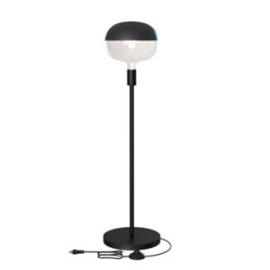 Calex Vloerlamp E27 75cm Hoog 1.8M Zwart incl. aan/uit schakelaar