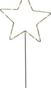 Konstsmide 1218-663 LED metalen ster op voet 40cm koper gelakt 5-punts