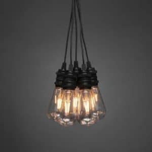 Konstsmide Lichtsnoer Start set 2351-800 10 lampen IP44 Rustiek 1800K