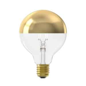 Calex Kopspiegel Globe G95 E27 4W. 200Lm 1800K Gold Dimbaar