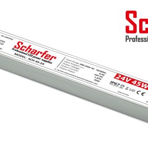 Scharfer Led Driver Power Supply 24V 45VA No-dim IP67 Metal