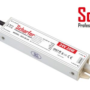 Scharfer Led Driver Power Supply 24V 20VA No-dim IP67 Metal